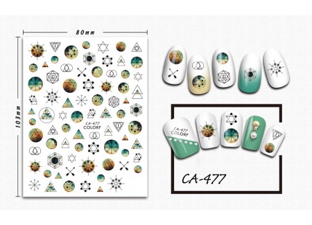 3D Nail Stickers - CA-477